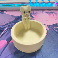 Aromatherapy Kitten Candle Holder