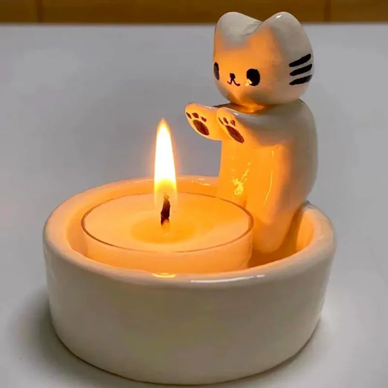 Whimsical Kitten Candle Holder™
